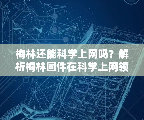梅林还能科学上网吗？解析梅林固件在科学上网领域的现状与未来