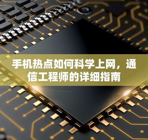 手机热点如何科学上网,通信工程师的详细指南