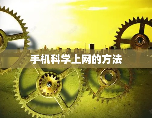 手机科学上网的方法
